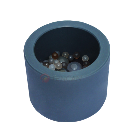 Black Nylon Mill Jar para Planetary Ball Mill